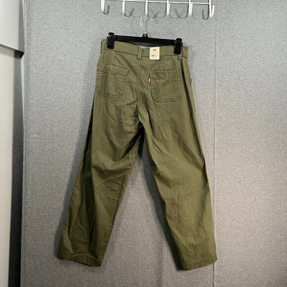 Levi's Women Utility Pants Olive Green Size 26 x 27 - Picture 2 of 10